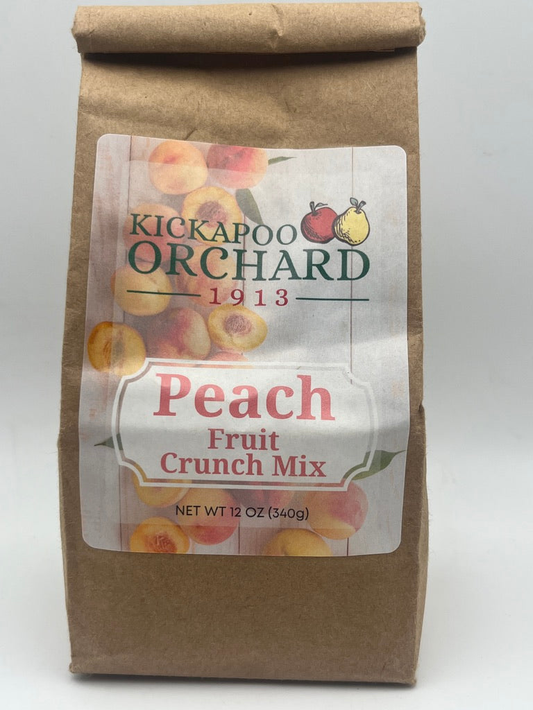 Peach Fruit Crunch Mix – 12 oz