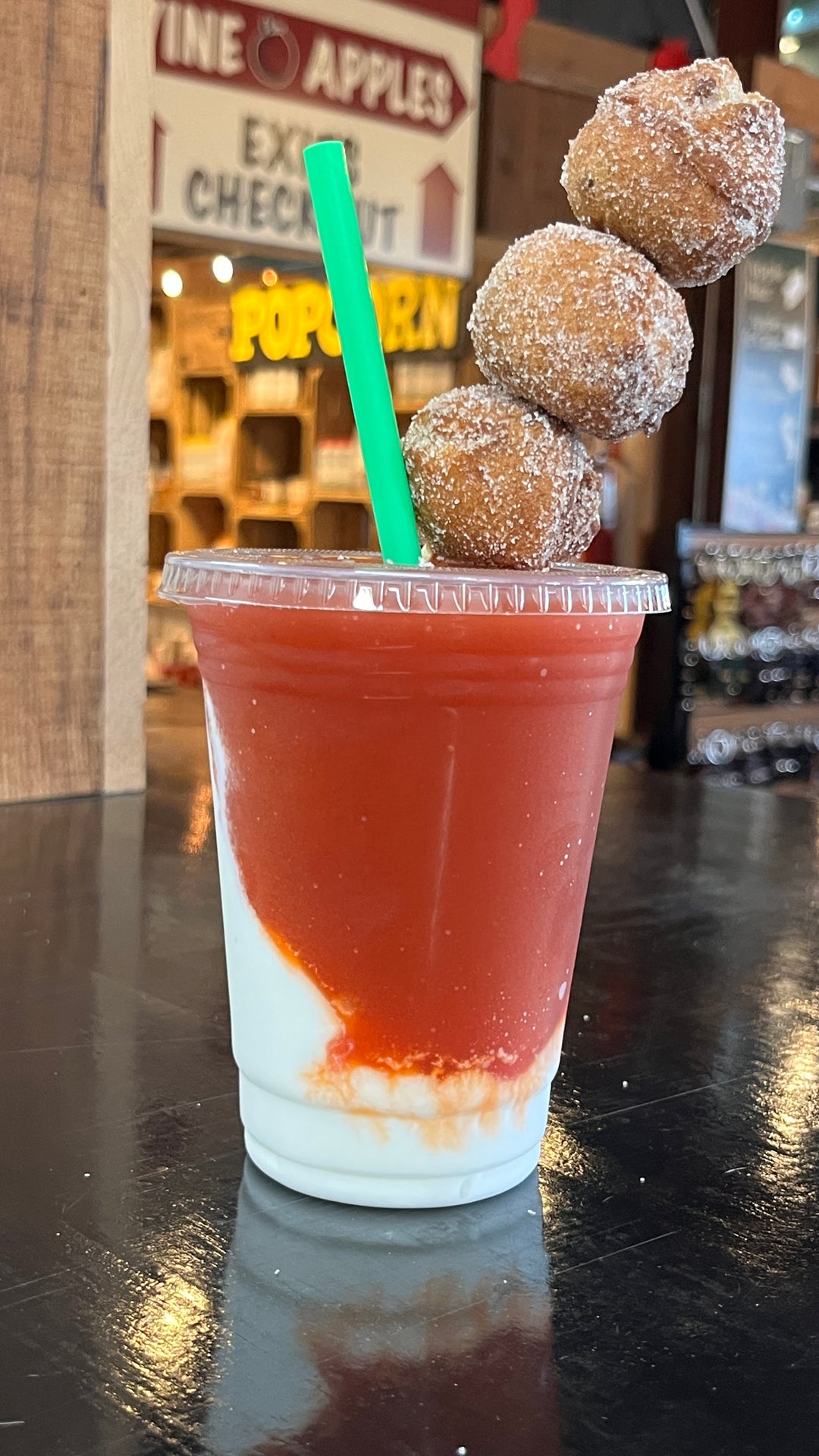 Cherry Apple Cider Ice Cream Float (16 oz)
