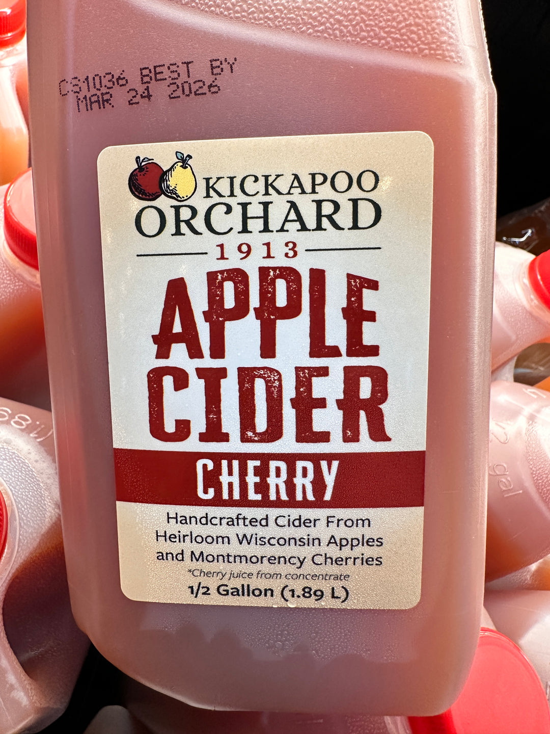 Cherry Apple Cider – ½ Gallon