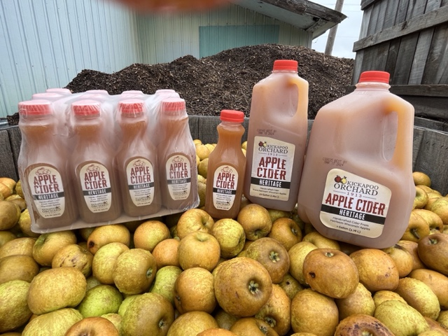 Sweet Apple Cider at Kickapoo Orchard