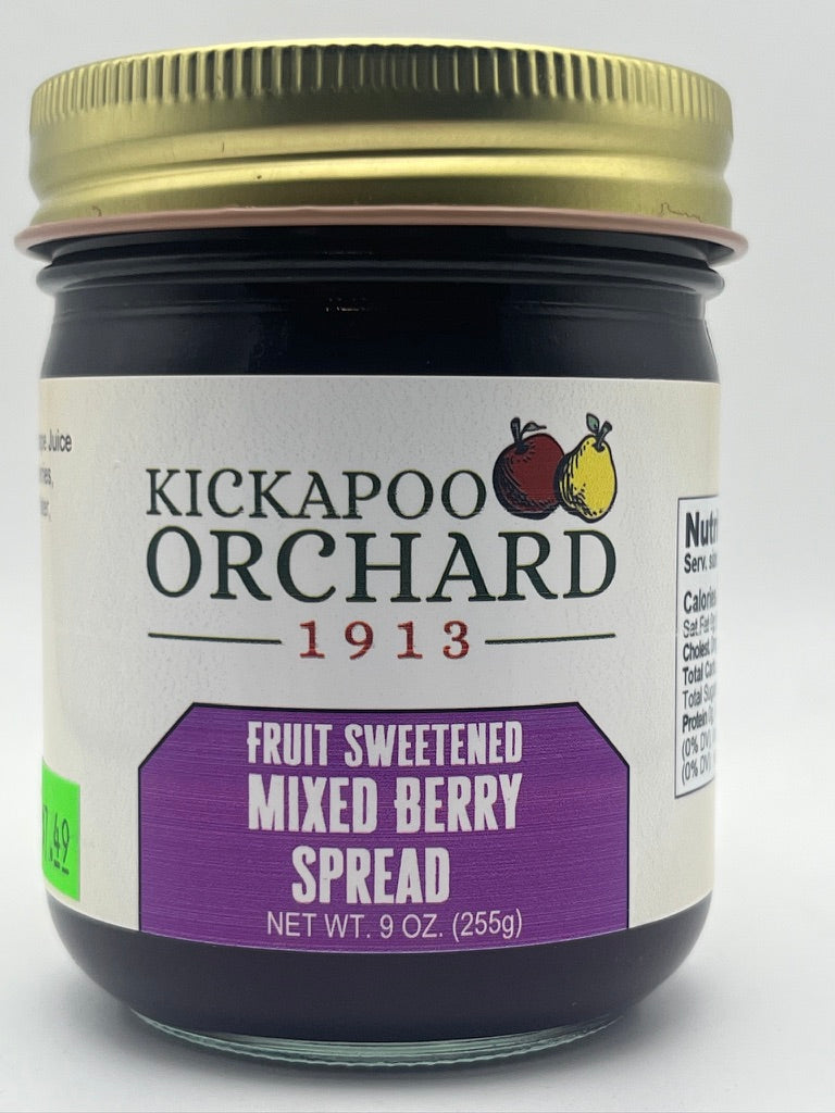 Fruit Sweetened Mixed Berry Spread – 9 oz