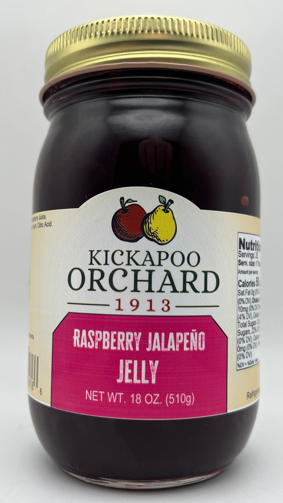 Raspberry Jalapeño Jelly – 18 oz