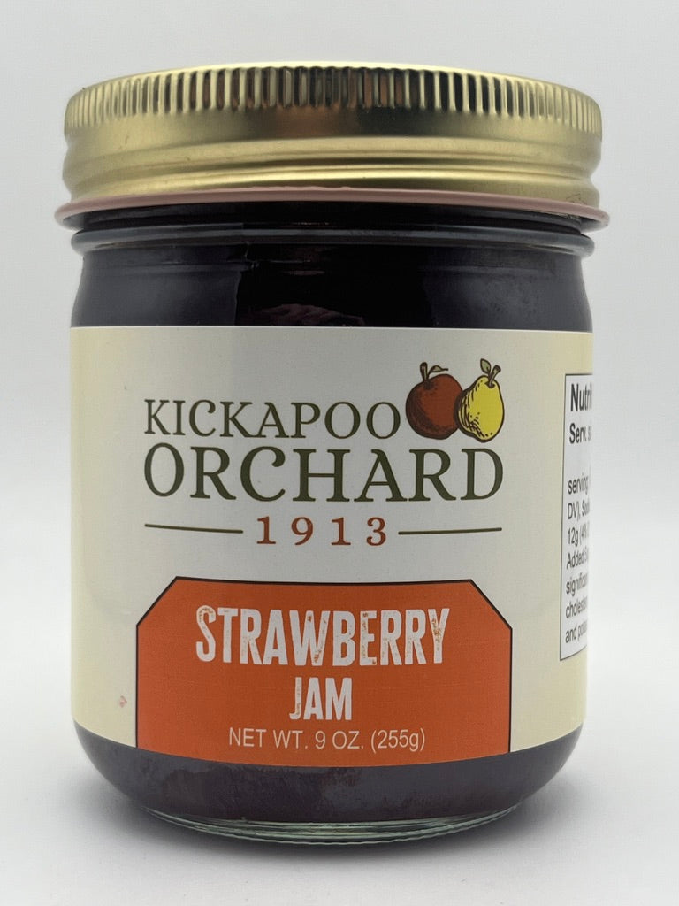 Strawberry Jam – Kickapoo Orchard 9 oz