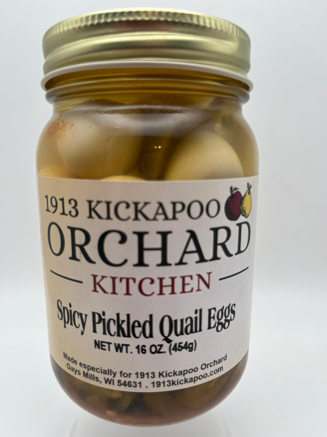 Spicy Pickled Quail Eggs