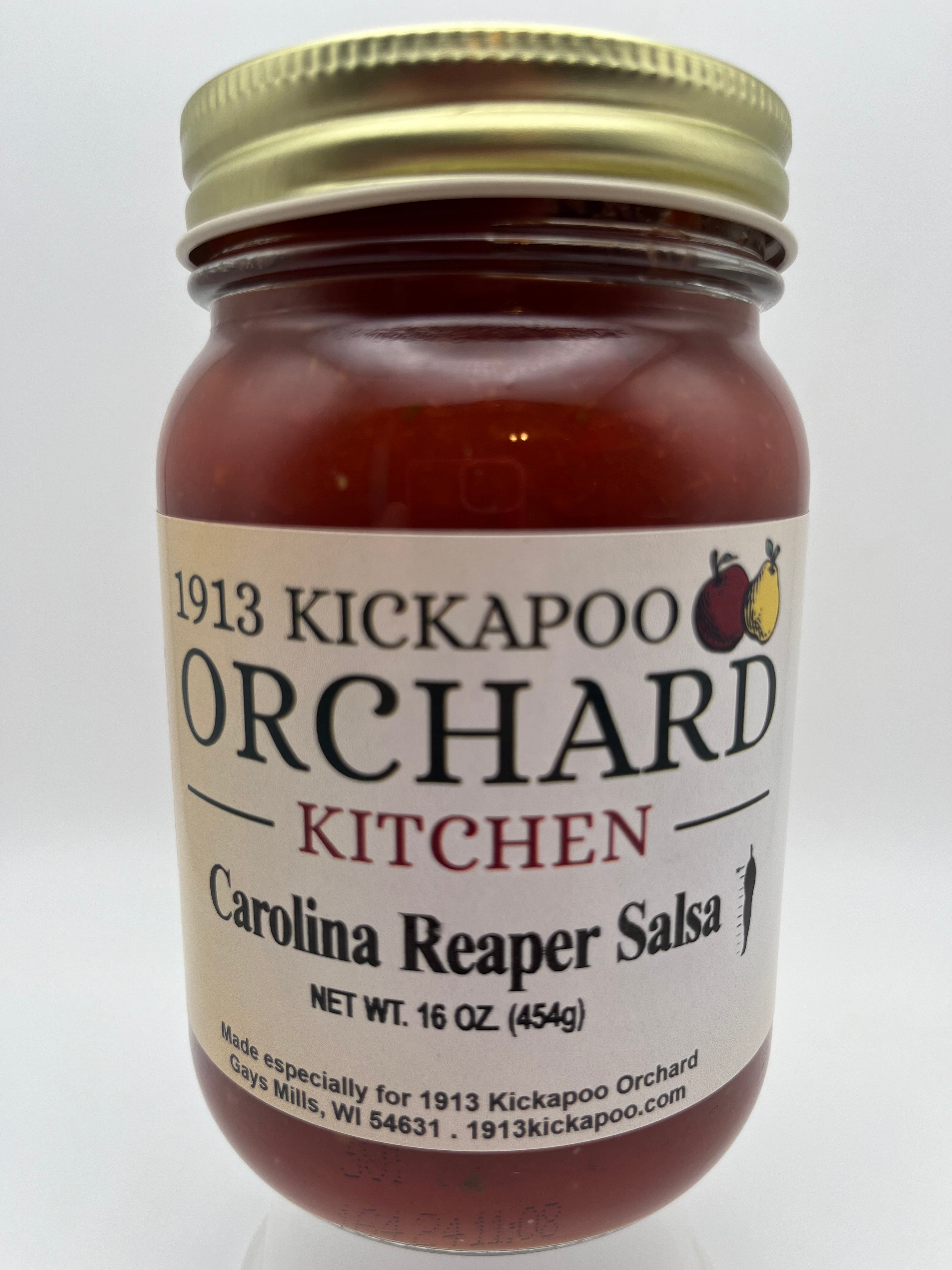 Carolina Reaper Salsa - 16 oz – 1913 Kickapoo Orchard