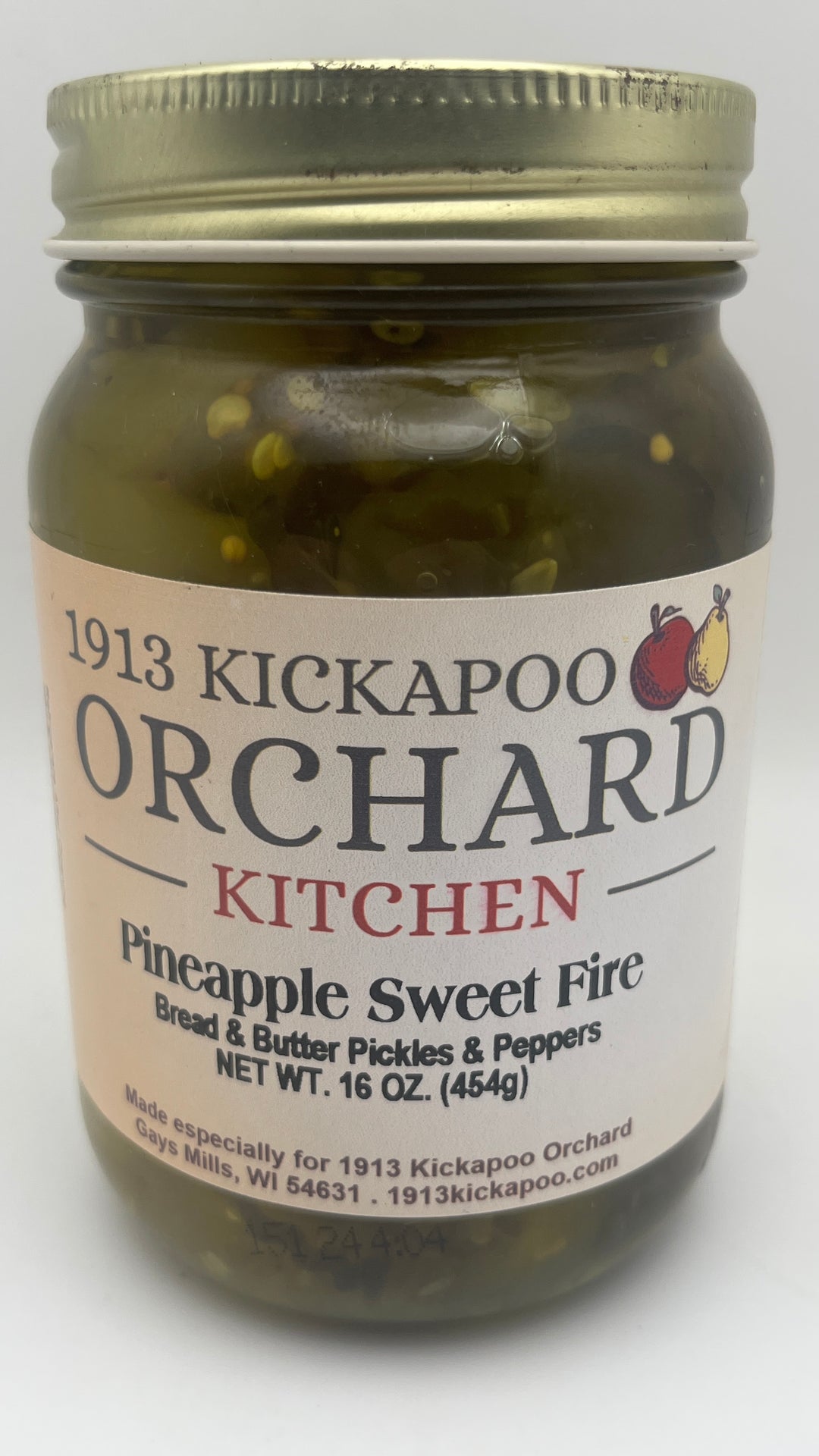 Pineapple Sweet Fire Bread & Butter Pickles & Peppers - 16 oz