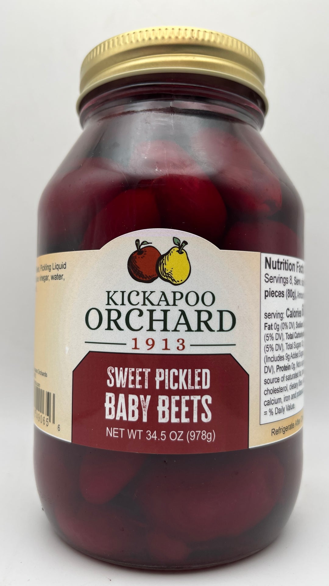 Sweet Pickled Baby Beets