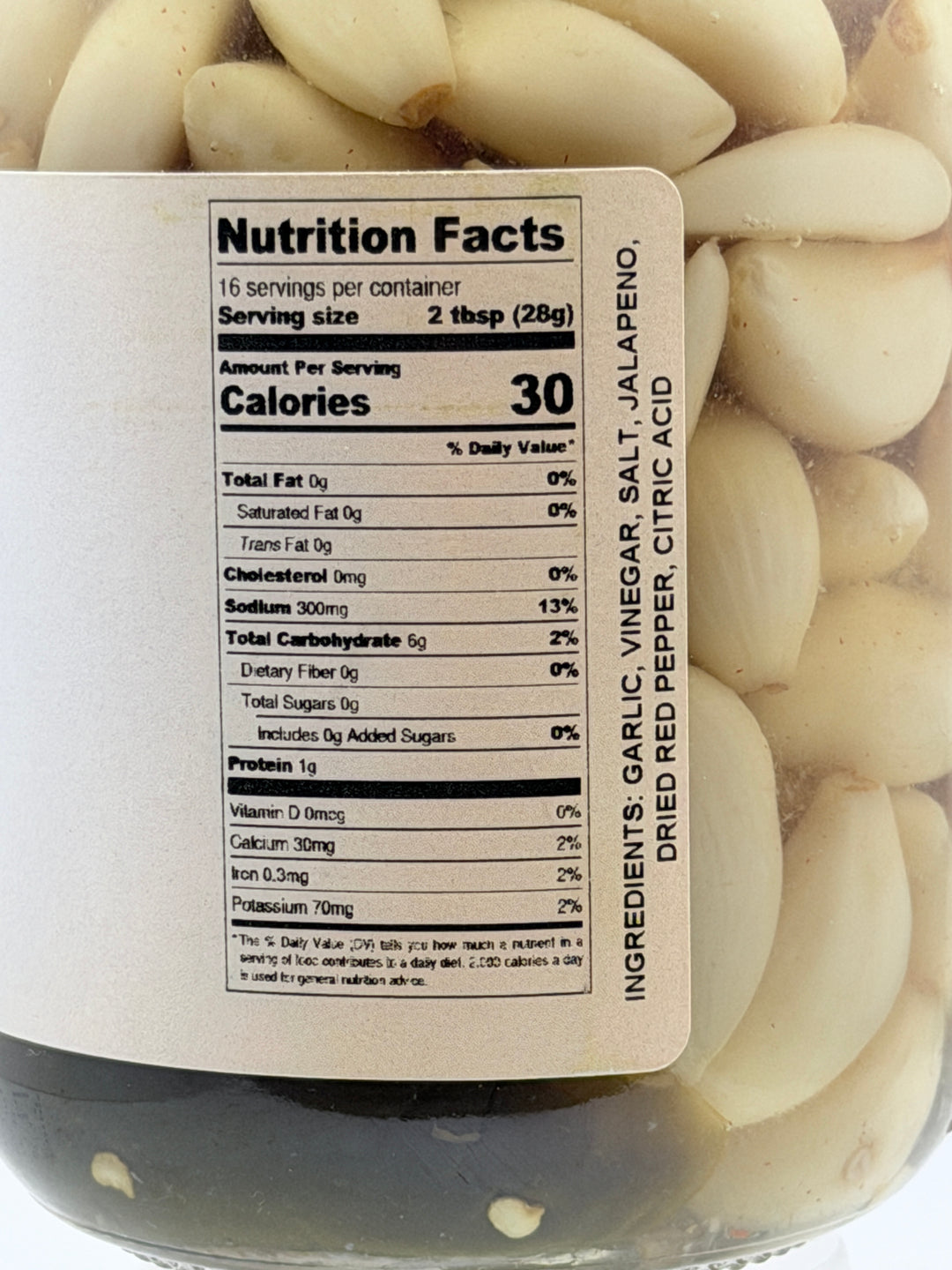 Spicy Pickled Garlic