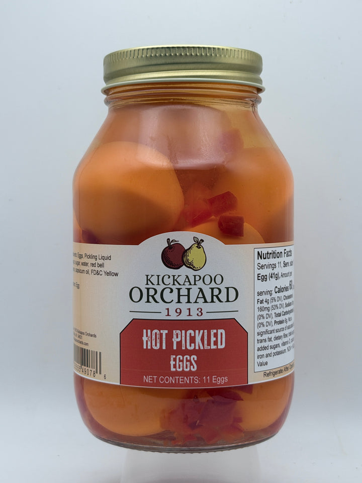 Hot Pickled Eggs